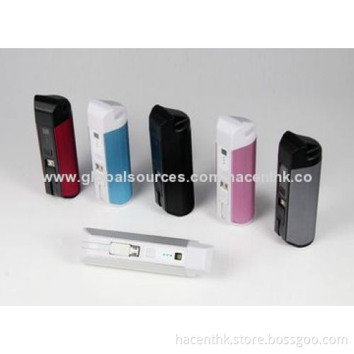 Portable Keychain Best Power Bank, 2,200mAh Capacity, 5V/1A Input Power